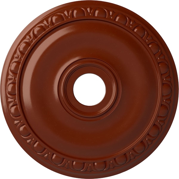 Ekena Millwork Jackson Ceiling Medallion (Fits Canopies up to 5 1/8"), 20"OD x 3 5/8"ID x 1"P, Firebrick CM20JAFIF - main